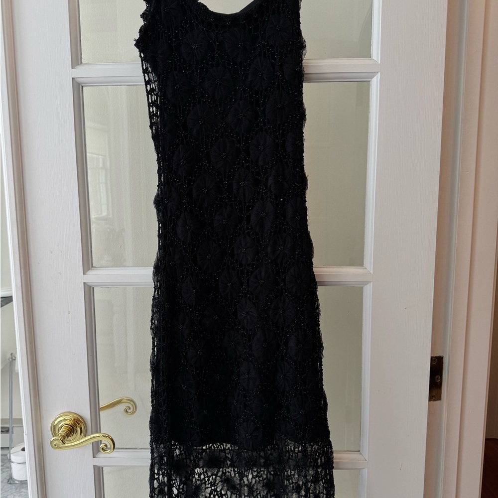 Elegant Black Lace Dress